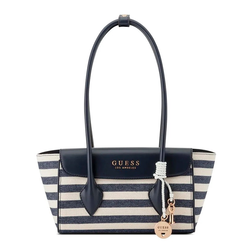 BOLSA FEMININA GUESS TABI SATCHEL CB177906-NAV AZUL/MULTICOLOR
