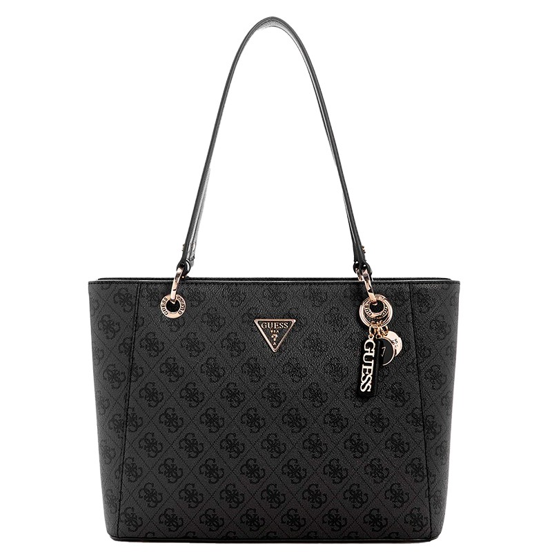 BOLSA FEMININA GUESS NOELLE II SMALL TOTE BG967224-CLO COAL LOGO