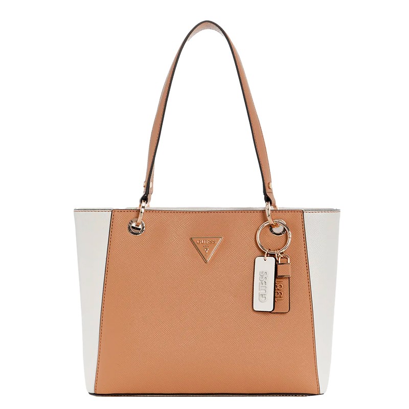BOLSA FEMININA GUESS NOELLE II SMALL TOTE ZG967224-OWB CREME