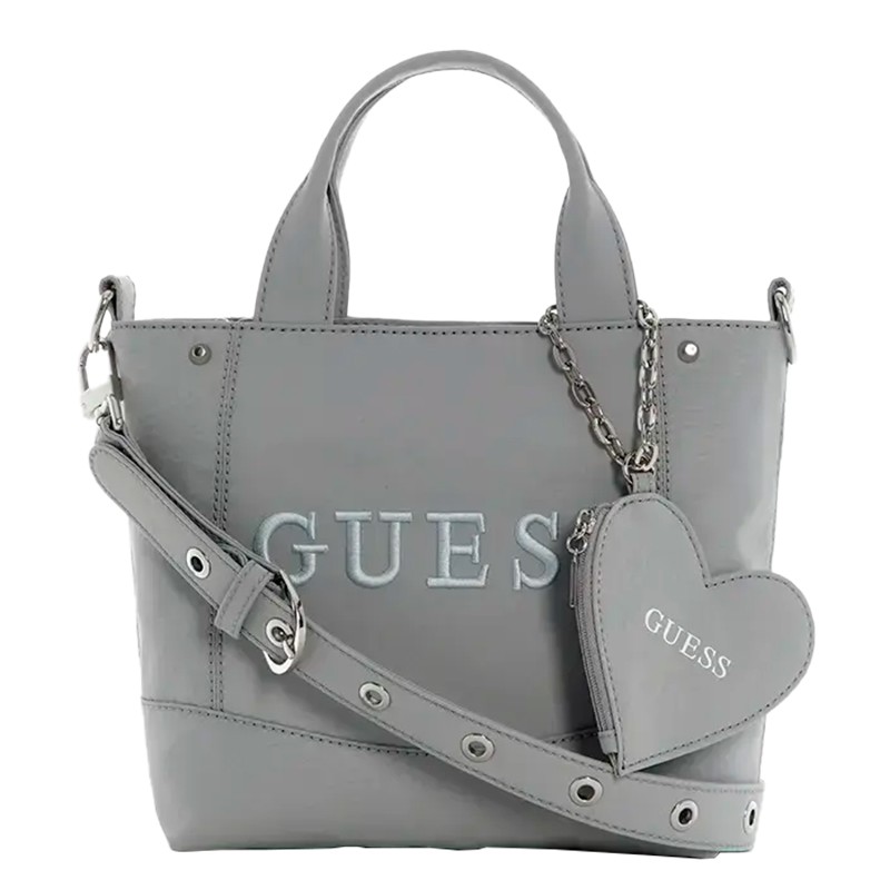 BOLSA FEMININA GUESS SASHA MINI TOTE YY975175-SLA SLATE