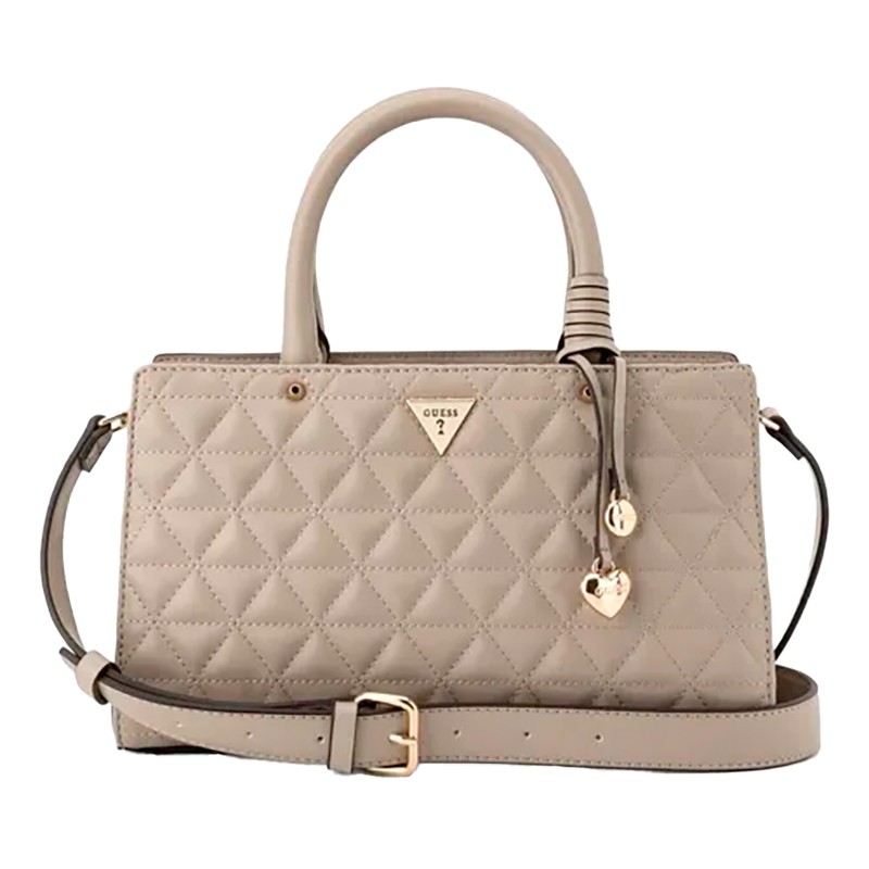 BOLSA FEMININA GUESS KATY SATCHEL VG212906-TAU TAUPE
