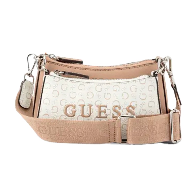 BOLSA FEMININA GUESS HOLLY MINI CROSSBODY SF186770-WHI BRANCA