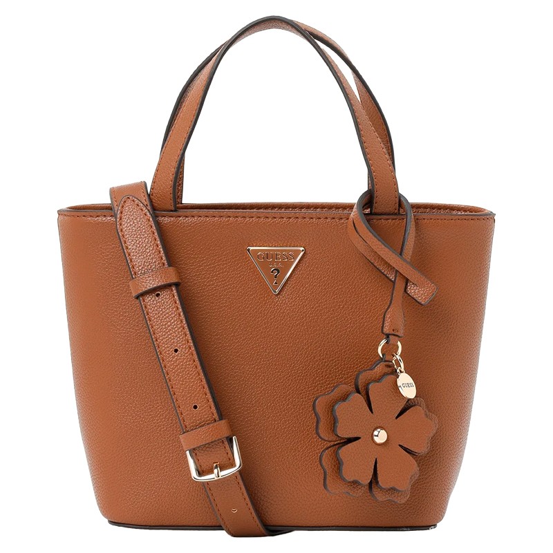 BOLSA FEMININA GUESS LUCCI MINI TOTE BG972575-COG MARROM