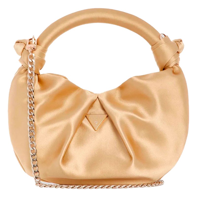 BOLSA FEMININA GUESS JOY MINI HOBO ES973877-GOL DOURADO