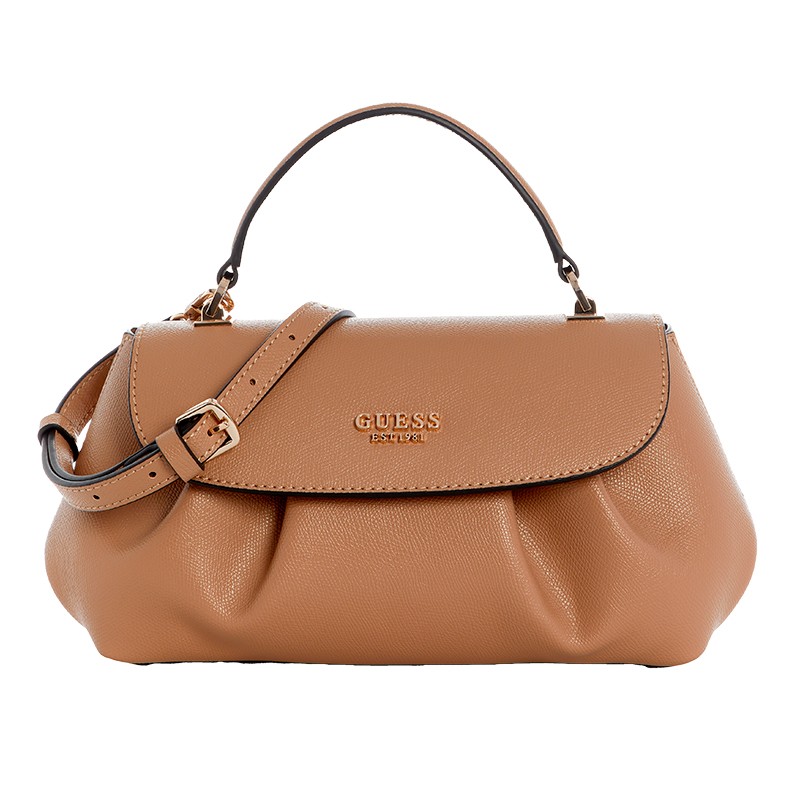 BOLSA FEMININA GUESS AMORETTE SHOULDER SATCHEL BG789819-BEI BEIGE