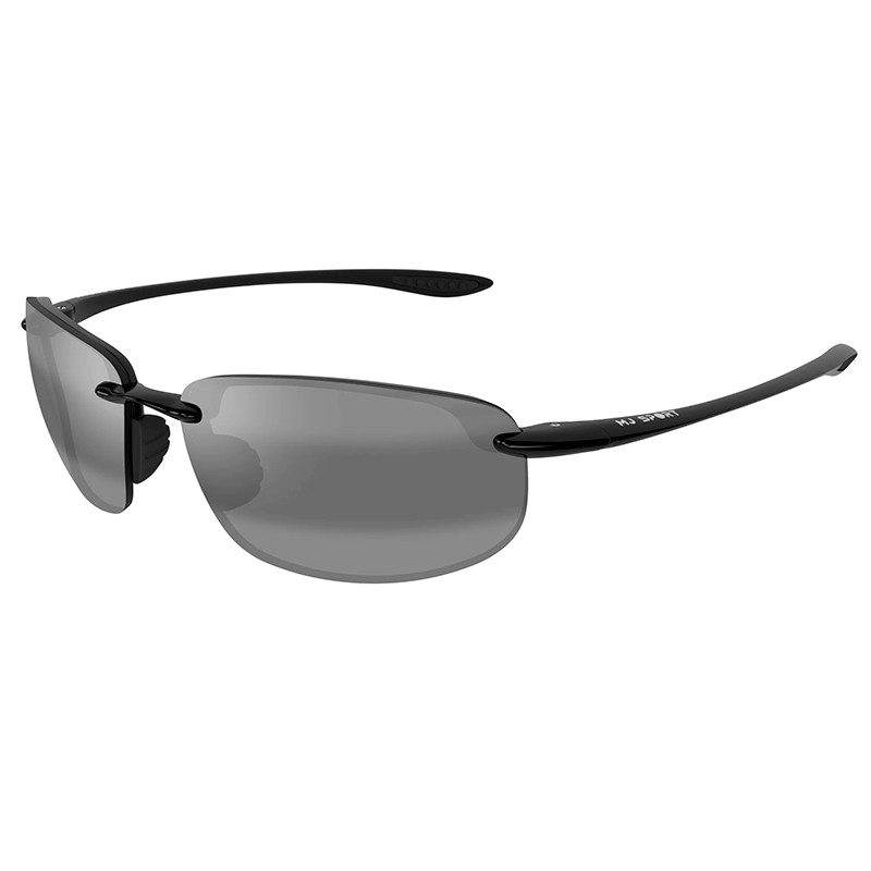 OCULOS DE SOL UNISSEX MAUI JIM MJ0407S-001 TAM 64 14 140 PRETO/CINZZA