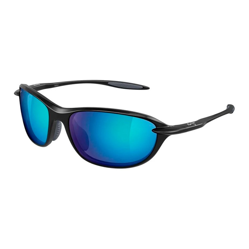 OCULOS DE SOL MASCULINO MAUI JIM MJ0339S-005 TAM 62 17 140 PRETO/AZUL