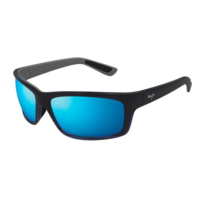 OCULOS DE SOL UNISSEX MAUI JIM MJ0766S-002 TAM 61 16 130 PRETO/AZUL