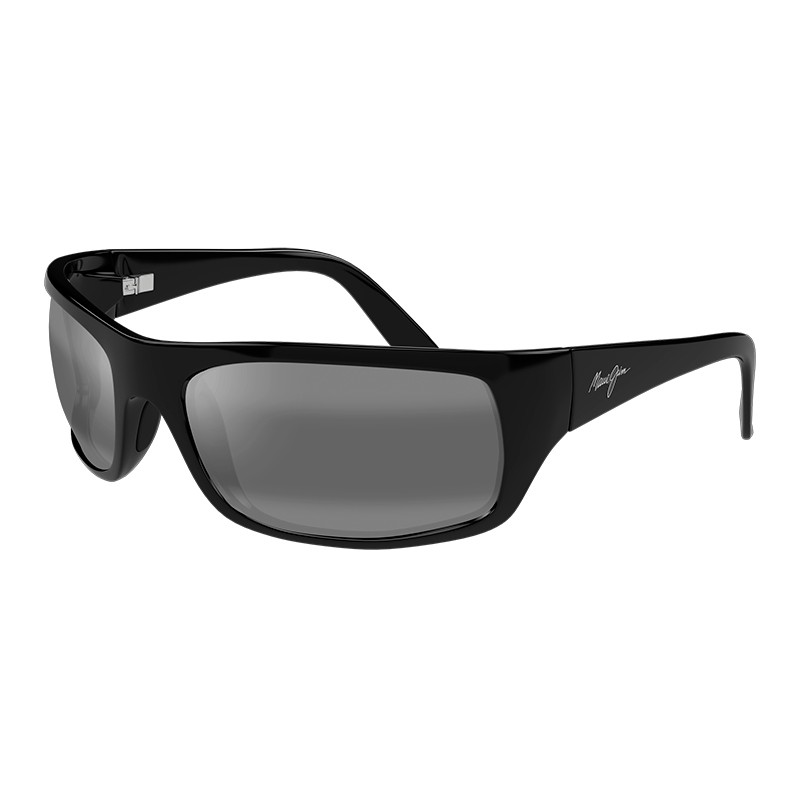 OCULOS DE SOL UNISSEX MAUI JIM MJ0202S-001 TAM 65 19 120 PRETO/CINZA