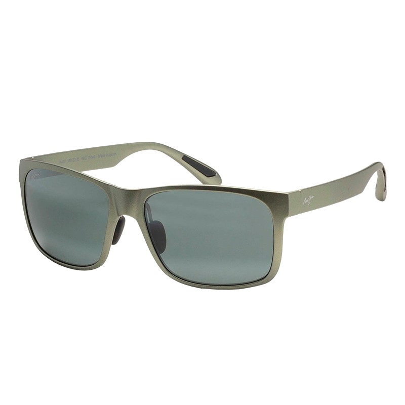 OCULOS DE SOL UNISSEX MAUI JIM MJ0432S-005 TAM 60 17 145 VERDE/CINZA