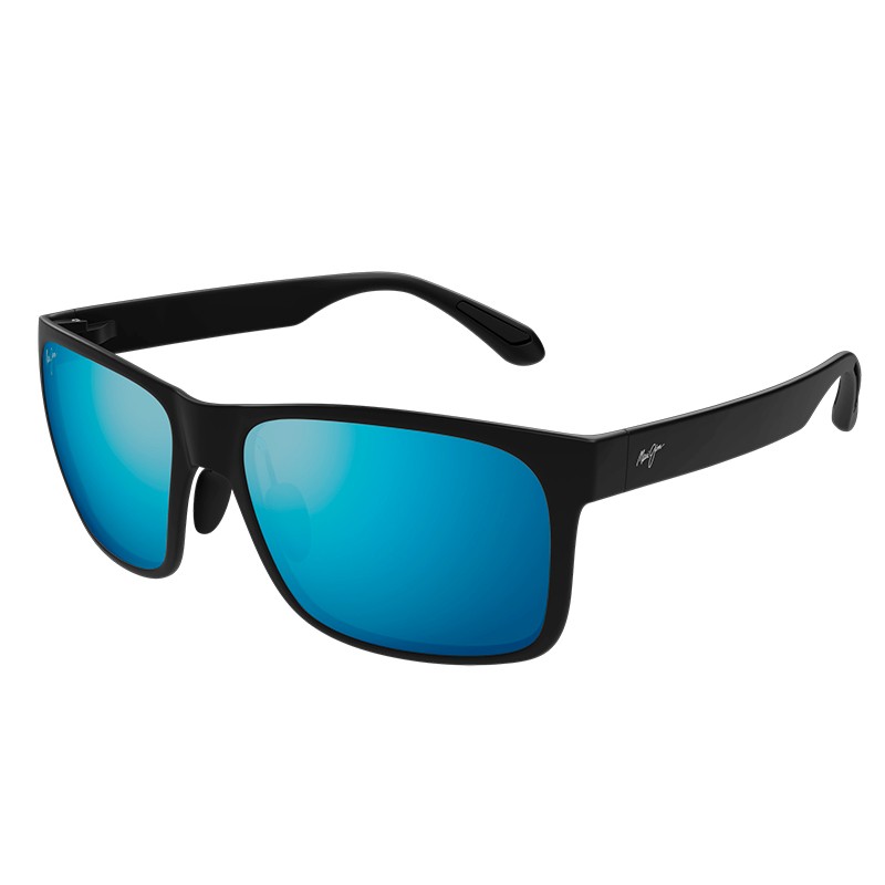OCULOS DE SOL UNISSEX MAUI JIM MJ0432S-003 TAM 60 17 145 PRETO/AZUL