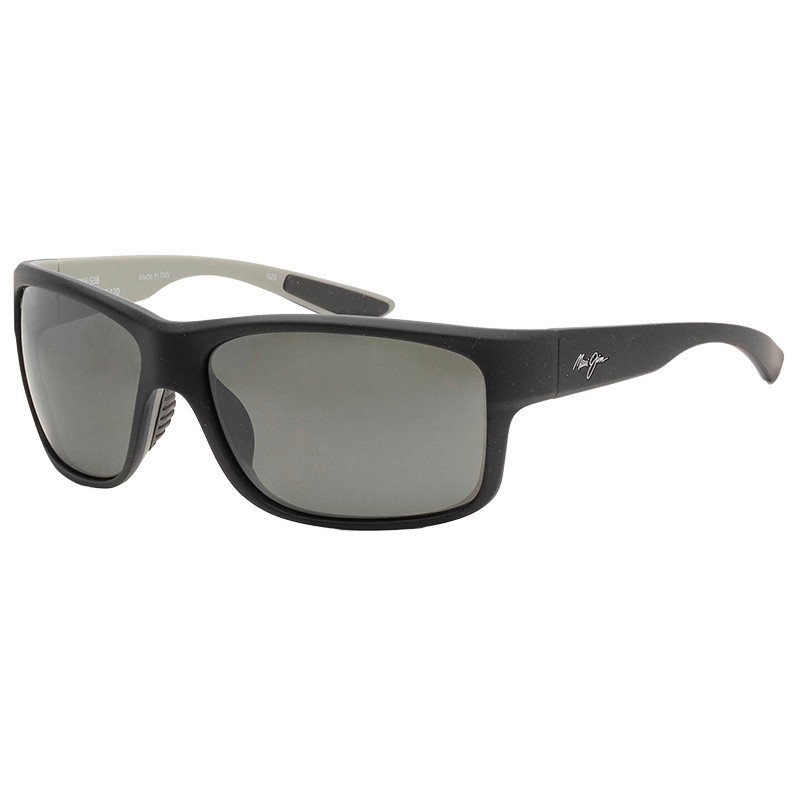 OCULOS DE SOL MASCULINO MAUI JIM MJ0815S-001 TAM 63 15 120 PRETO/CINZA