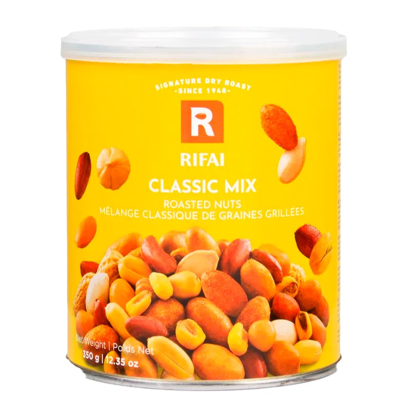 LATA ALRIFAI COM MIX CLASSICO DE FRUTOS SECOS 350G