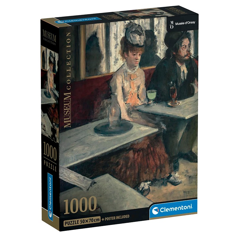 QUEBRA-CABECA CLEMENTONI COLECAO MUSEU DANS UN CAFE C39974 1000PCS