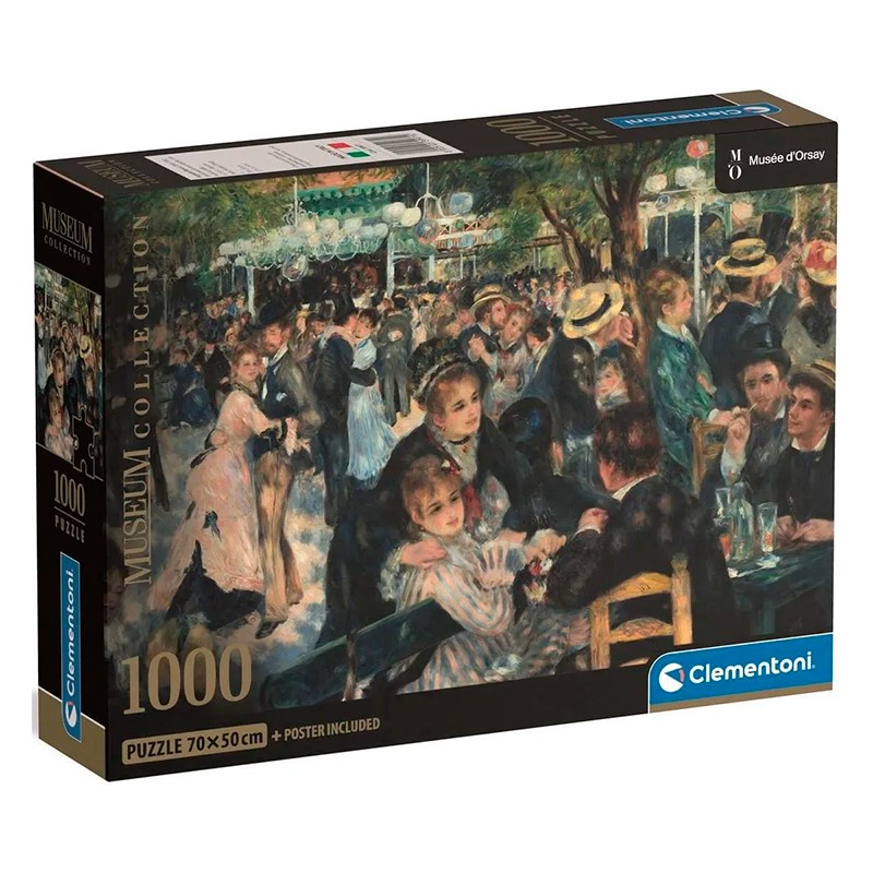 QUEBRA-CABECA CLEMENTONI COLECAO MUSEU BAL DU MOULIN CAIXA COMPACTA C39971 1000PCS