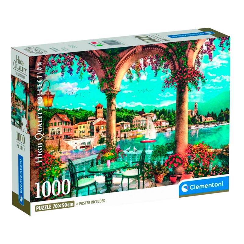 QUEBRA-CABECA CLEMENTONI VISTA DA VARANDA DO LAGO DE COMO C39930 1000PCS