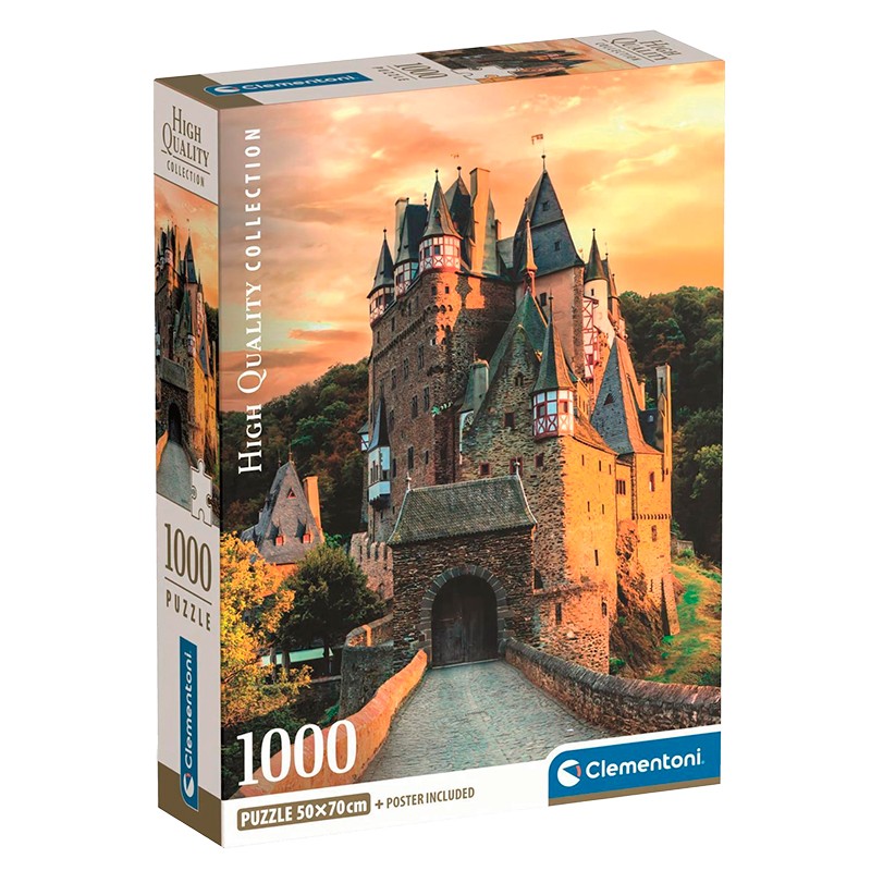 QUEBRA-CABECA CLEMENTONI GOLDEN HOUR AT ELTZ CASTLE C37109 1000PCS