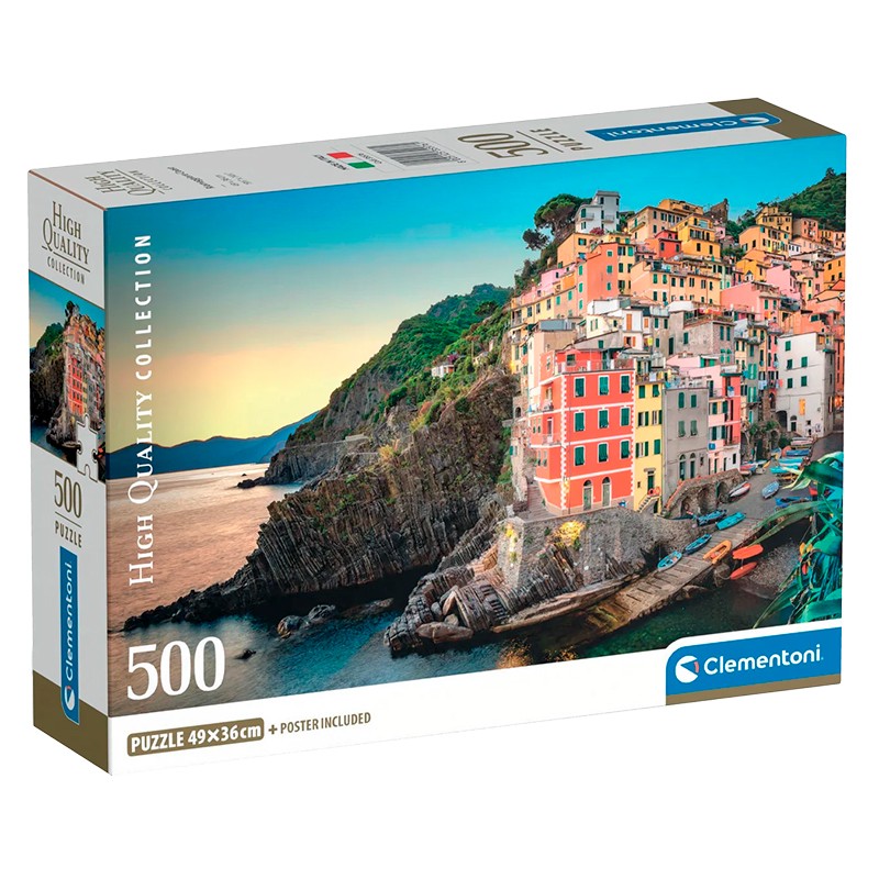 QUEBRA-CABECA CLEMENTONI COSTA DE RIOMAGGIORE C35576 500PCS