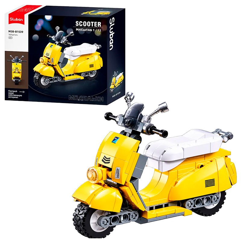 BLOCOS DE MONTAR SLUBAN KIT DE CONSTRUCAO DE MOTOCICLETA COM PEDAIS ESCALA 1:12 M38-B1539 149PCS