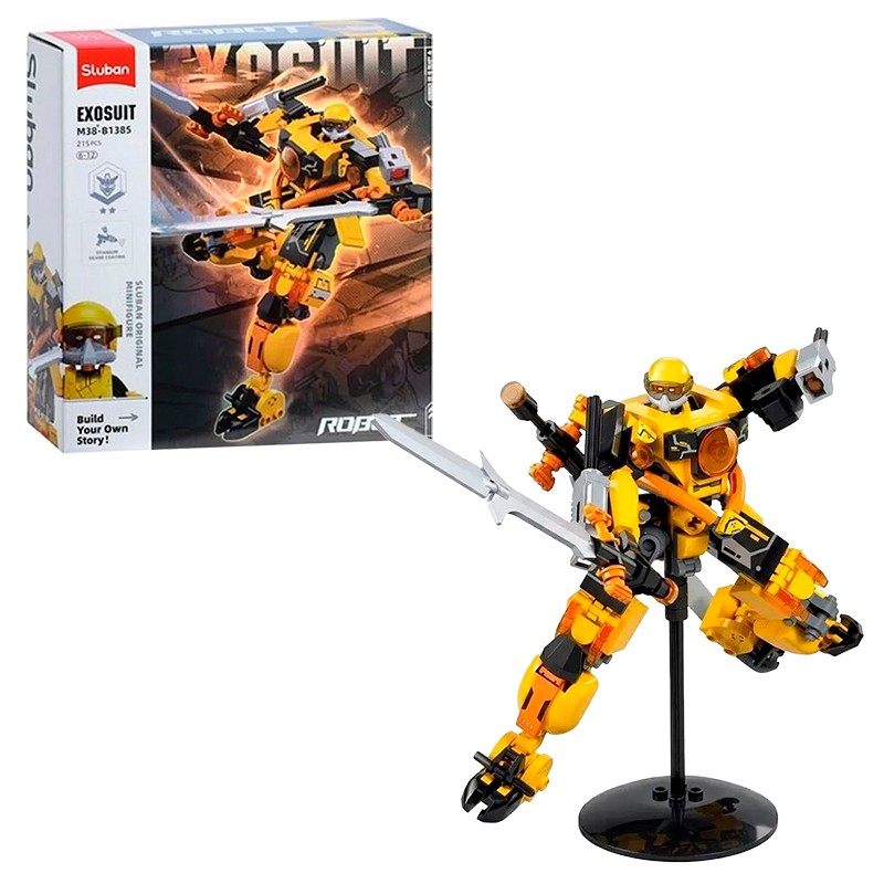 BLOCOS DE MONTAR SLUBAN KIT DE CONSTRUCAO DE PERSONAGEM DE SUPERHEROI M38-B1385 205PCS
