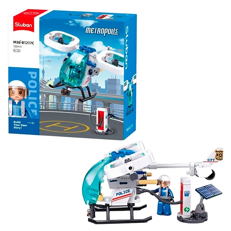 BLOCOS DE MONTAR SLUBAN METROPOLIS POLICIA AIR PATROL OPERATION M38-B1217C