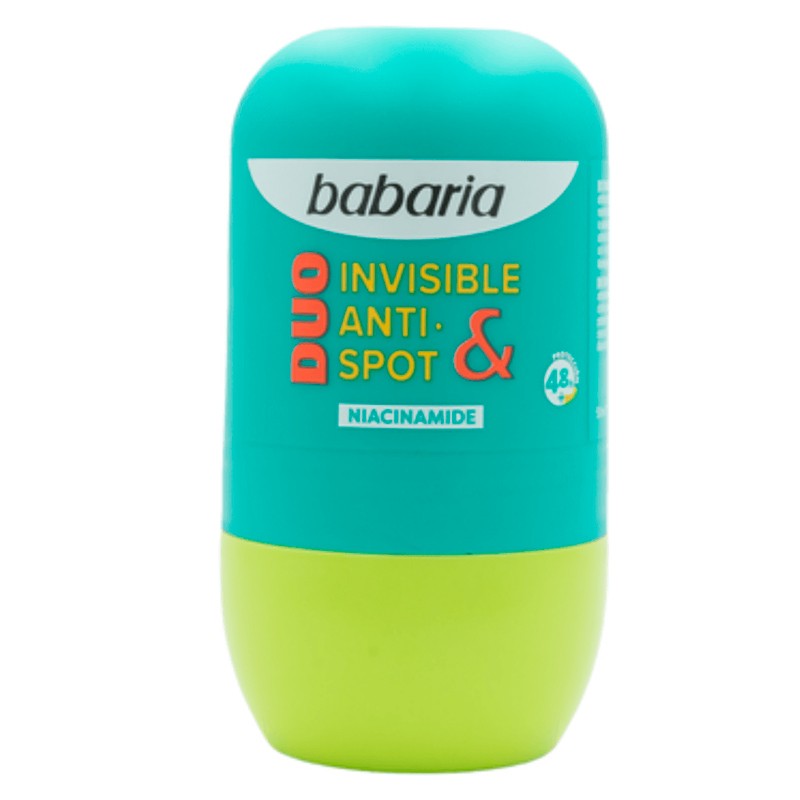 DESODORANTE ANTITRANSPIRANTE BABARIA ROLLON INVISIBLE ANTI SPOT 50ML