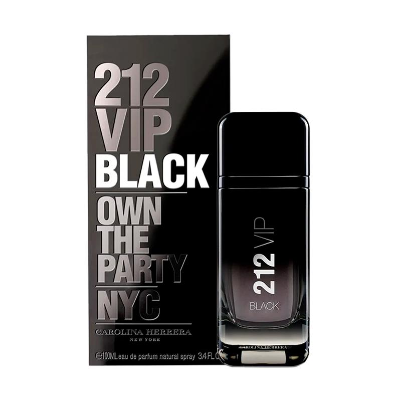 PERFUME MASCULINO CAROLINA HERRERA 212 VIP BLACK EDP 100 ML