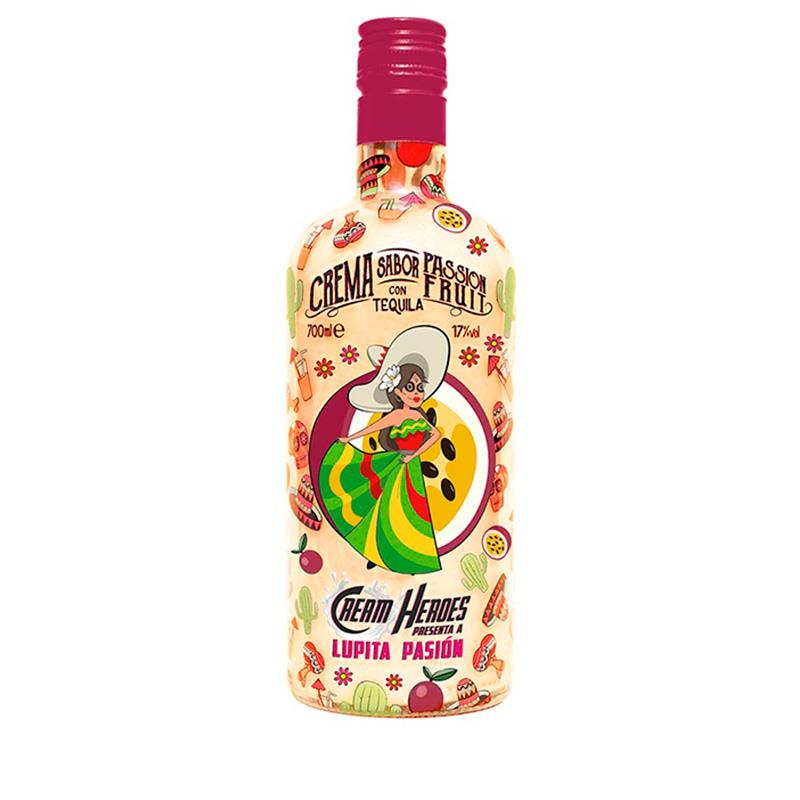 LICOR CREAM HEROES LUPITA PASION 700ML 17%