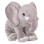 BRINQUEDO DE PELUCIA ELEFANTE AFRICANO 2 ASS 18CM 7