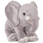 BRINQUEDO DE PELUCIA ELEFANTE AFRICANO 2 ASS 18CM 7