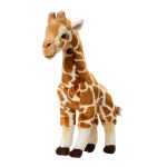 BRINQEUDO WWF DE PELUCIA GIRAFA 31CM 12" COM ENCHIMENTO DE GARRAFA PET 100%