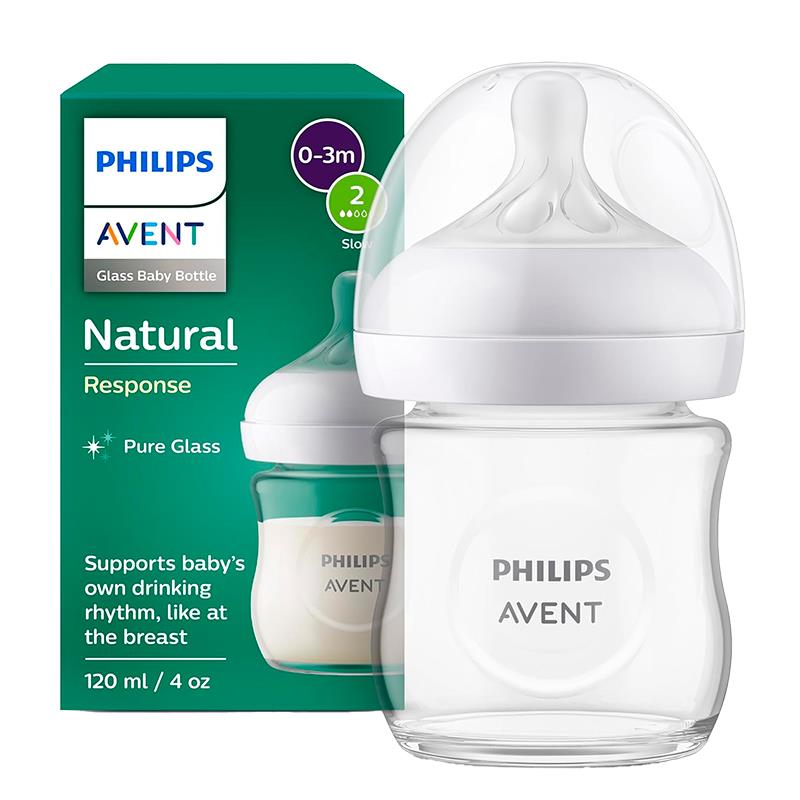 MAMADEIRA PHILIPS AVENT NATURAL 3.0 VIDRO SCY930/01 120ML