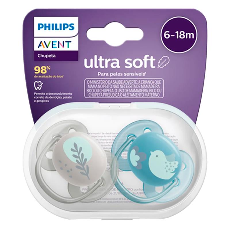 CHUPETA PHILIPS AVENT ULTRA SOFT SCF091/15 MENINO