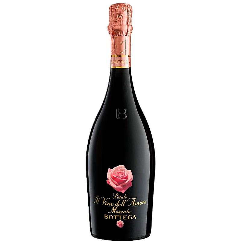 VINHO ESPUMANTE BOTTEGA MOSCATO PETALO AMORE 750ML 6.5%