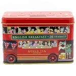 CHA PRETO AHMAD ALU LONDON BUS CLASSICO CHA ENGLISH BREAKFAST. 20 SACHES 40G
