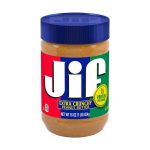 MANTEIGA DE AMENDOIM JIF CRUNCHY 453G