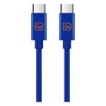 CABO GO TRAVEL COM CONECTOR DUPLO DUAL USBC AZUL