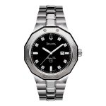 RELOGIO DE PULSO QUARTZ MASCULINO BULOVA DUAS CORES 44MM 98D103