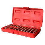 JOGO 15 PONTAS CROSSMASTER TORX T20 A T55 C/MALA 994 13 86