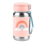 GARRAFINHA INFANTIL COM CANUDO ARCOIRIS MENINA BEBE SKIPHOP