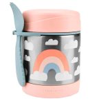 POTE TERMICO SKIP HOP PARA BEBE COM COLHER 9N780510 325ML ARCO IRIS