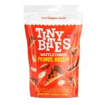 MINI CASQUINHA DE WAFFLE BEEMAX TINY BITES PEANUT BUTTER 15,0% CACAU 120G