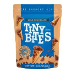 MINI CASQUINHA DE CHOCOLATE AO LEITE BEEMAX TINY BITES 15,0% CACAU 80G