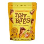 MINI CASQUINHA DE CARAMELO SALGADO BEEMAX TINY BITES 15,1% CACAU 80G