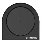 CARREGADOR DE BATERIAS BITMORE PRETO S/FIO QI CHARGING PAD 10W