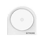 CARREGADOR DE BATERIAS BITMORE BRANCO S/FIO QI CHARGING PAD 10W