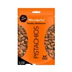 PISTACHE WONDERFULL PISTACHIOS S/ CASCA BBQ TORRADO SALGADO 155G