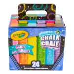 GIZ DE CERA CRAYOLA COM GLITER 24 UND C518.300