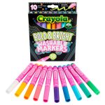 MARCADORES CRAYOLA C587.735 GROSSOS E BRILHANTES 10 PECAS