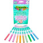 MARCADORES CRAYOLA C587.807 LAVAVEIS DE LINHAS FINAS COLORS OF KINDNESS 10 PECAS